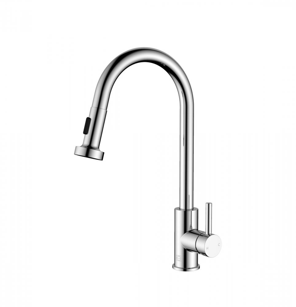 Kitchen Faucet 4 17/64" × 1‘ 4-5/32"  × 10 25/32" chrome
