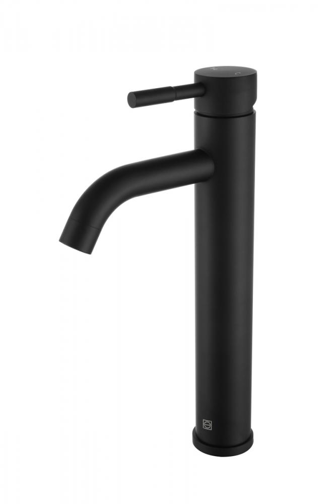 Vanity Faucet 1 61/64" × 11 11/16" × 6 15/32" matte black