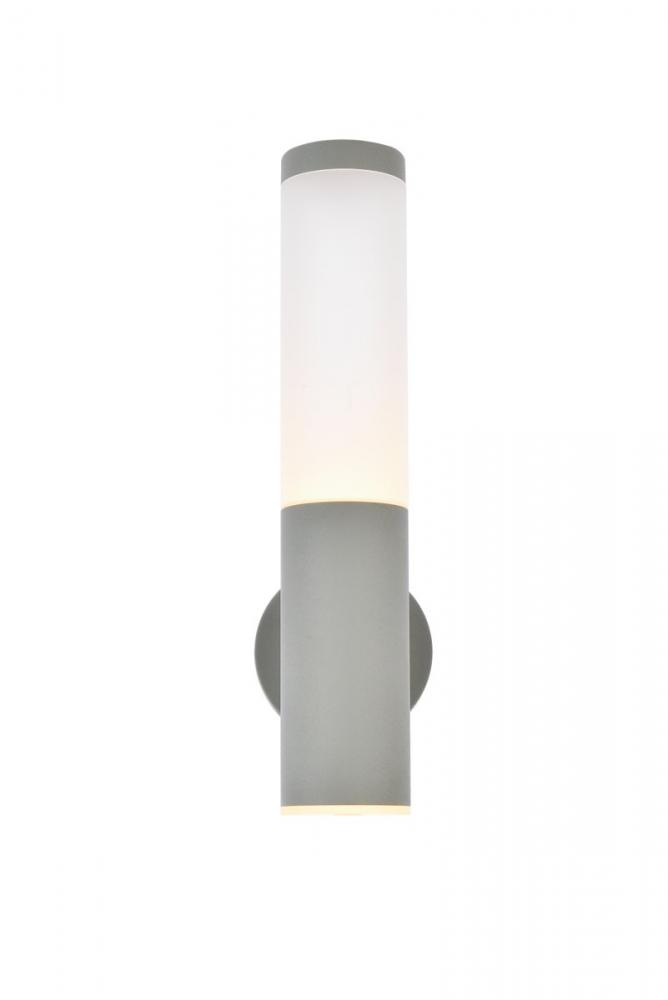 Raine Integrated LED wall sconce  in silver