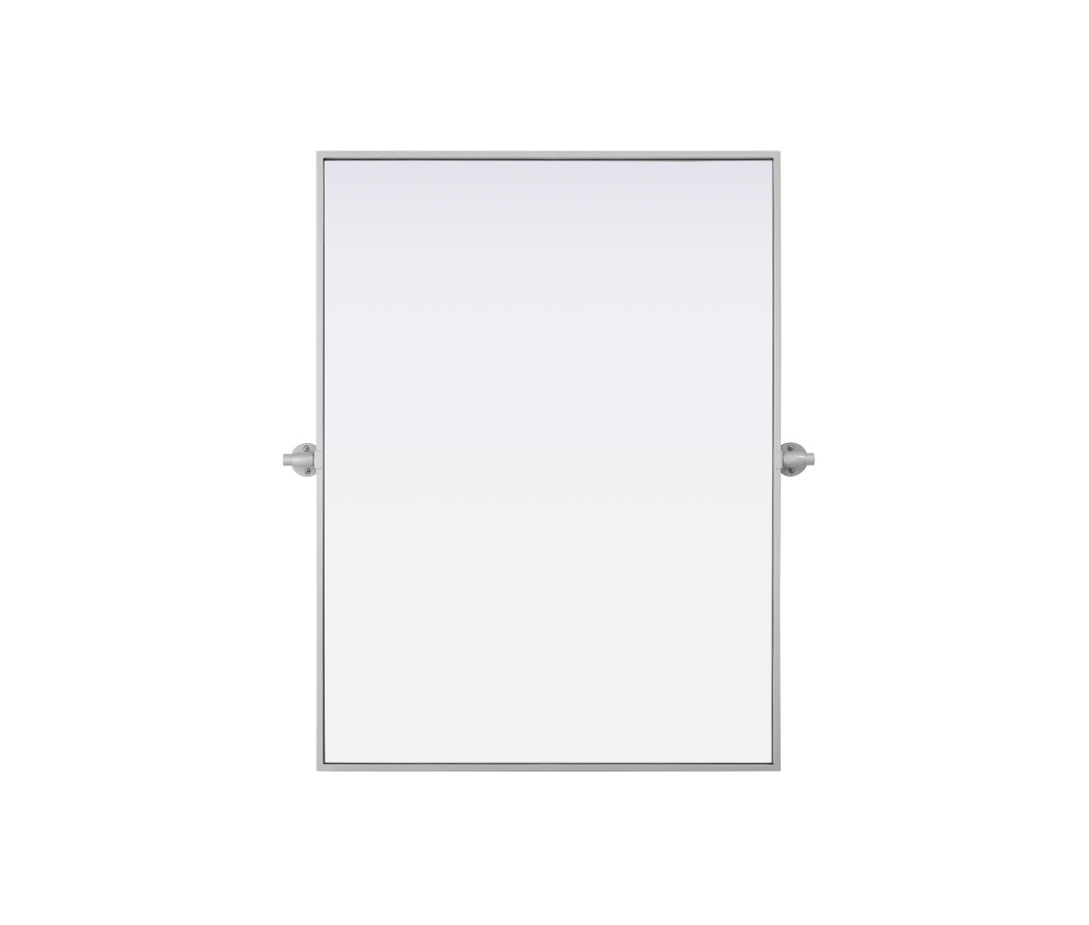 Amoura 27x36 Pivot Mirror in Silver