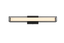 Elegant LD301W24BK - Aden 24 inch LED Wall Sconce in Black