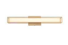 Elegant LD301W24SG - Aden 24 inch LED Wall Sconce in Satin Gold