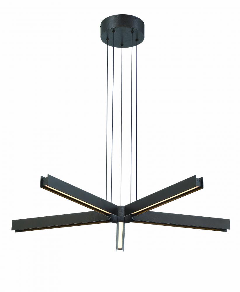 STRUCTURE - 5 LIGHT LED CHANDELIER