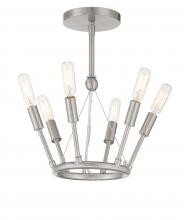 Minka George Kovacs P1686-084 - ROYALTY - 6 LIGHT SEMI FLUSH