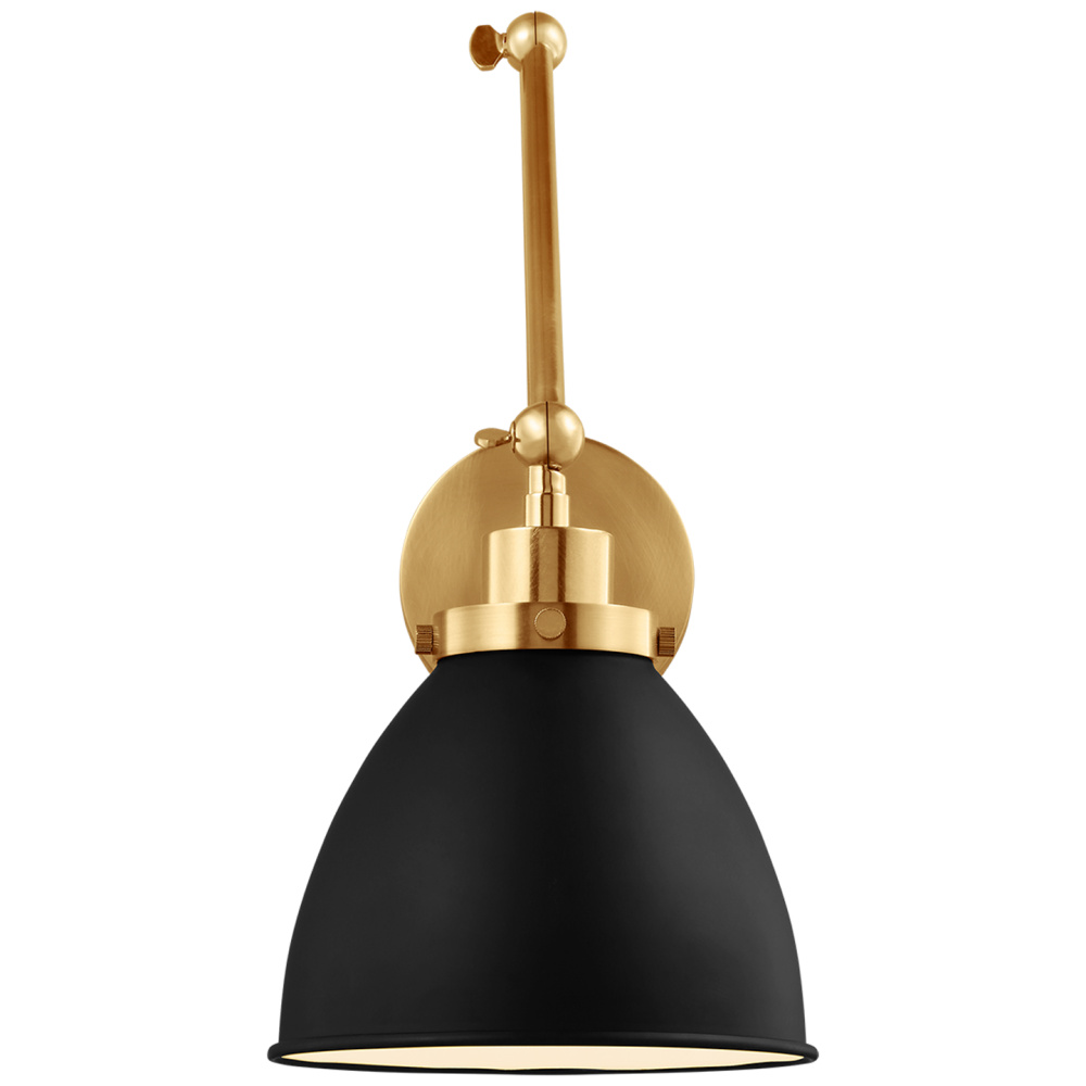 Wellfleet Double Arm Dome Task Sconce