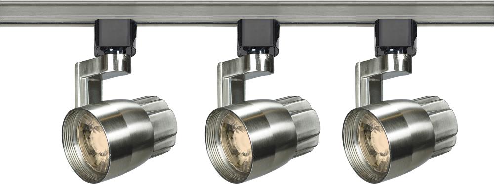 Track Lighting Kit - 12 Watt LED per Head - 3000K - 4 foot Track - 36 degree - Round shape with