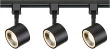 Nuvo TK404 - Track Lighting Kit - 12 Watt LED per Head - 3000K - 4 foot Track - 36 degree - Round shape - Black