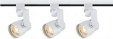 Nuvo TK423 - Track Lighting Kit - 12 Watt LED per Head - 3000K - 4 foot Track - 36 degree - Round shape with