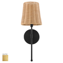 Quorum 5123-1-47 - FAIRVIEW 1 LIGHT WALL MOUNT - BRUSHED BRASS