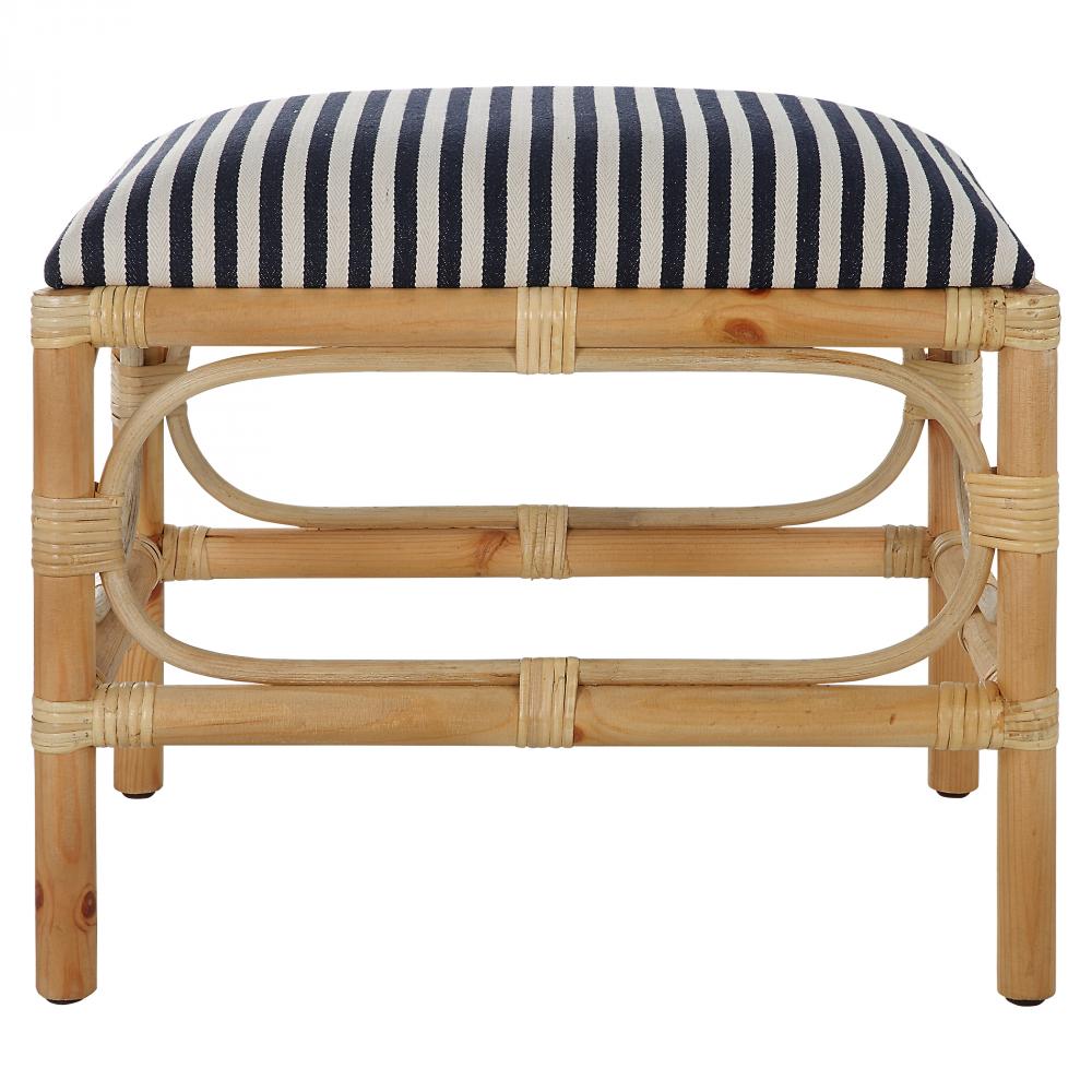 Uttermost Laguna Small Striped Bench